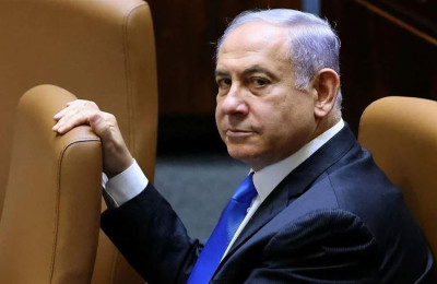 رئيس الحكومة الإسرائيلية السابق"بنيامين نتنياهو"